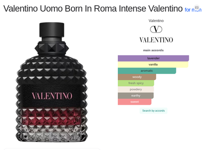 ScentedYodus Uomo Born in Roma Intense 100ml